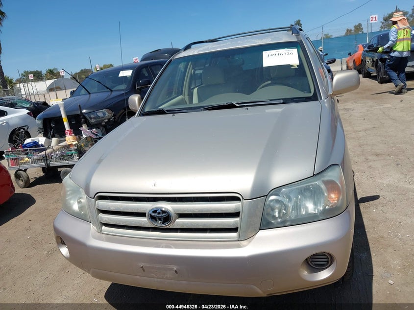 2005 Toyota Highlander V6 VIN: JTEGP21A550076961 Lot: 44946326