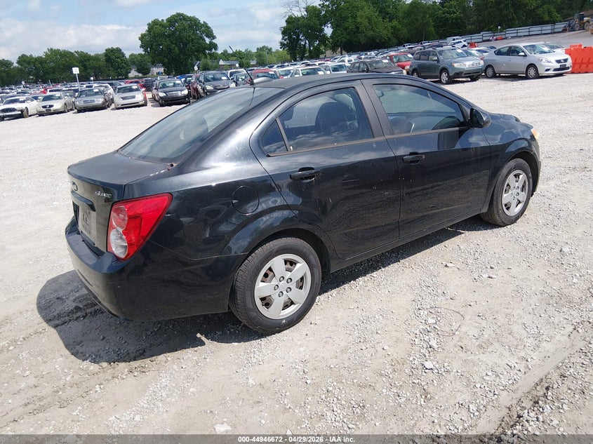 Vin: 1g1ja5shxf4165338, lot: 45444068, chevrolet sonic ls auto 20154