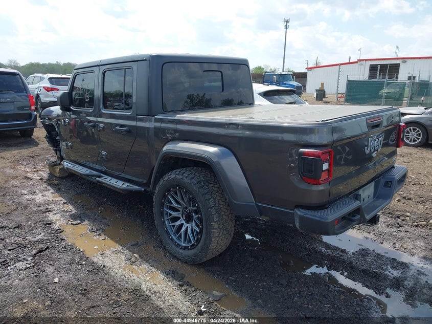 Vin: 1c6hjtfg6ml600605, lot: 45444171, jeep gladiator overland 4x4 20213
