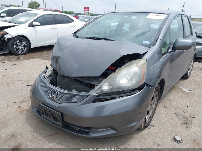 2012 Honda Fit 1.5 grey Lot 111044946878 Vin JHMGE8H37CC032670