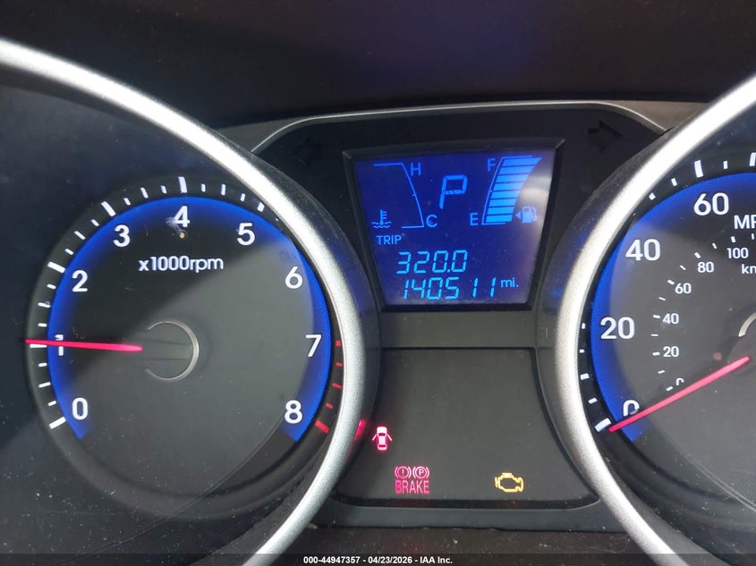 2014 Hyundai Tucson Se VIN: KM8JU3AG4EU899186 Lot: 44947357