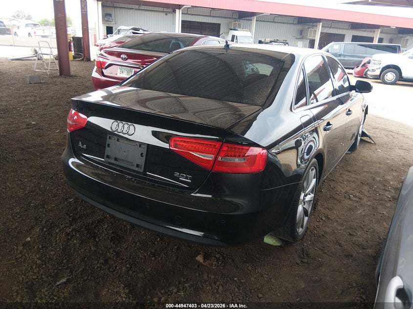 Vin: wauffafl2dn004847, lot: 45444799, audi a4 2.0t premium 20134