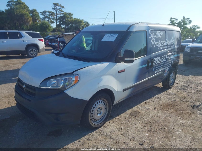 Vin: zfberfab6j6l27521, lot: 45444914, ram promaster city tradesman 20182