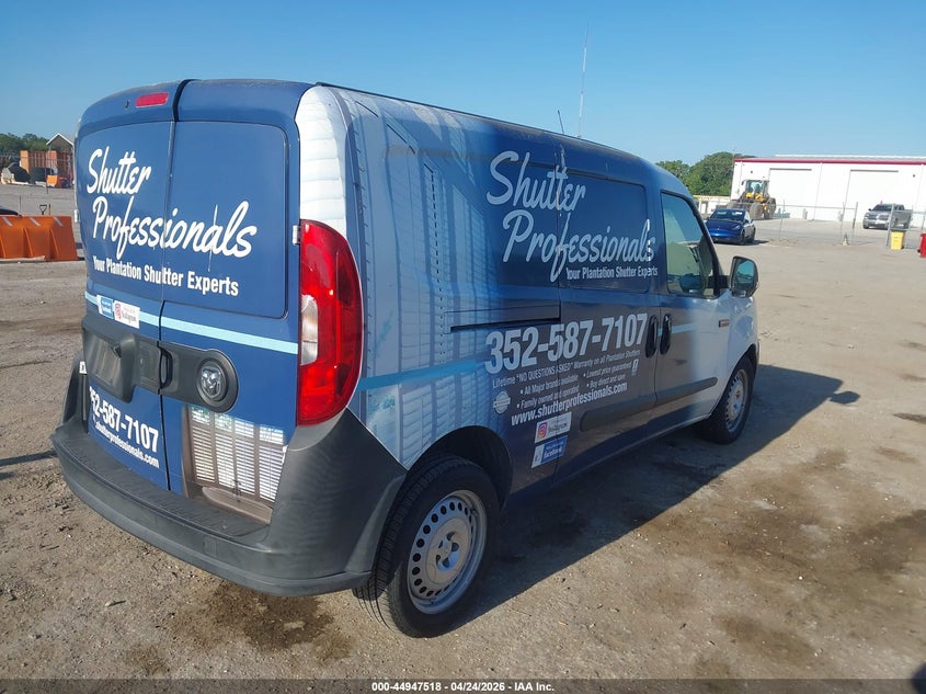 Vin: zfberfab6j6l27521, lot: 45444914, ram promaster city tradesman 20184