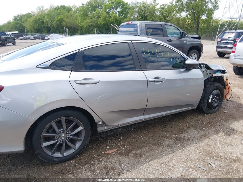 VIN 19XFC1F37ME201674 2021 HONDA CIVIC EX
