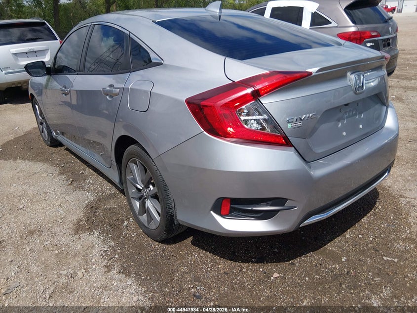 VIN 19XFC1F37ME201674 2021 HONDA CIVIC EX