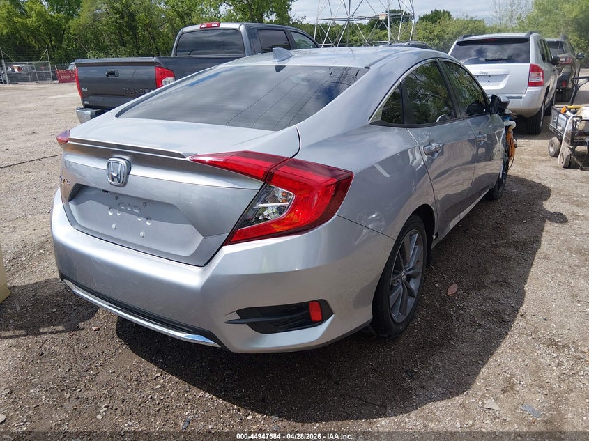 VIN 19XFC1F37ME201674 2021 HONDA CIVIC EX