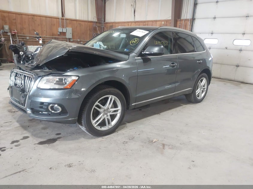 Vin: wa1l2afp6ha036681, lot: 45445247, audi q5 2.0t premium 20172