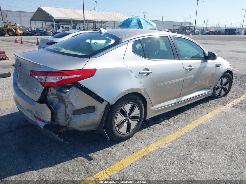 Vin: knagm4ad1c5034402, lot: 45445269, kia optima hybrid ex 20124