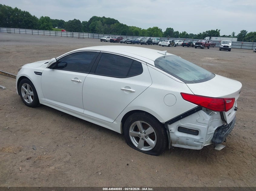 Vin: 5xxgm4a74eg261157, lot: 45445481, kia optima lx 20143