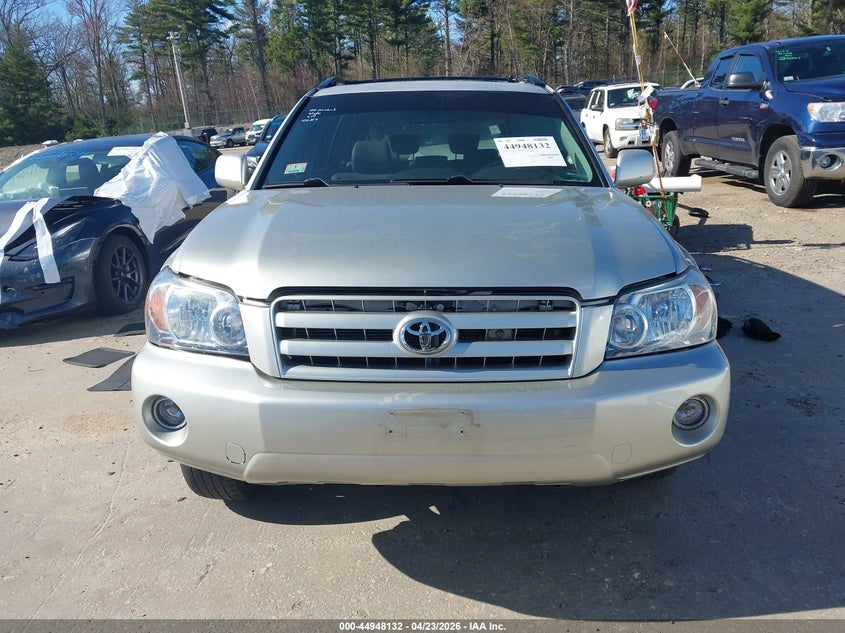 2005 Toyota Highlander V6 VIN: JTEEP21AX50102817 Lot: 44948132