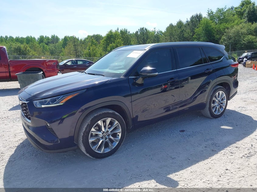 Vin: 5tdkdrah4ps019809, lot: 45445812, toyota highlander limited 20232