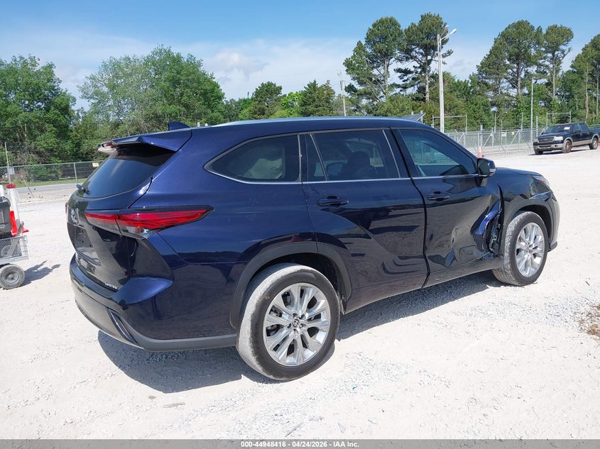 Vin: 5tdkdrah4ps019809, lot: 45445812, toyota highlander limited 20234