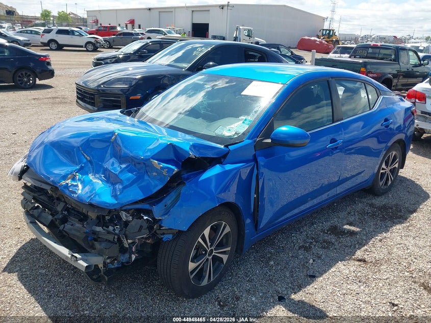 2022 Nissan Sentra Sv Xtronic Cvt 3N1AB8CVXNY288632 photo 1