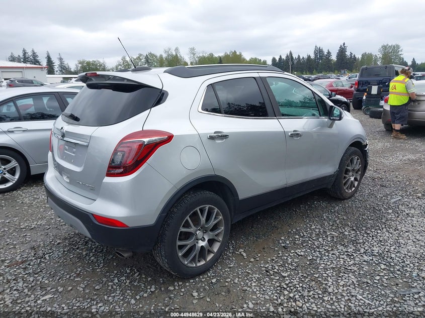 Vin: kl4cj2sb7hb070898, lot: 45446025, buick encore sport touring 20174