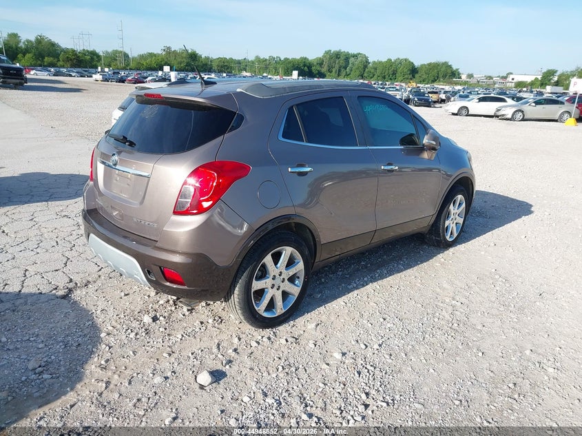 Vin: kl4cjcsb3eb523237, lot: 45446048, buick encore leather 20144