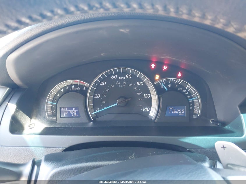 2012 TOYOTA CAMRY SEDAN 2.5L I-4 DOHC, VVT, 173HP