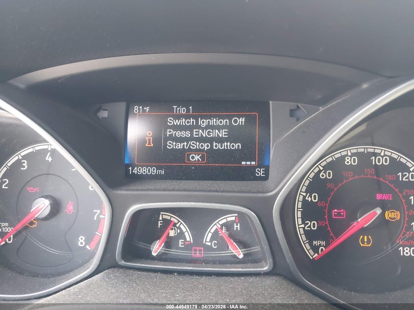 2016 Ford Focus St VIN: 1FADP3L94GL235833 Lot: 44949179