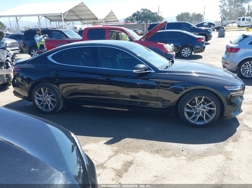 2022 Genesis G70 2.0T Rwd VIN: KMTG34TA6NU093870 Lot: 44949227
