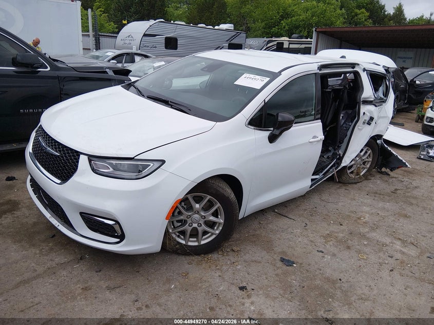 Vin: 2c4rc1bg6sr605163, lot: 45446667, chrysler pacifica select 20252
