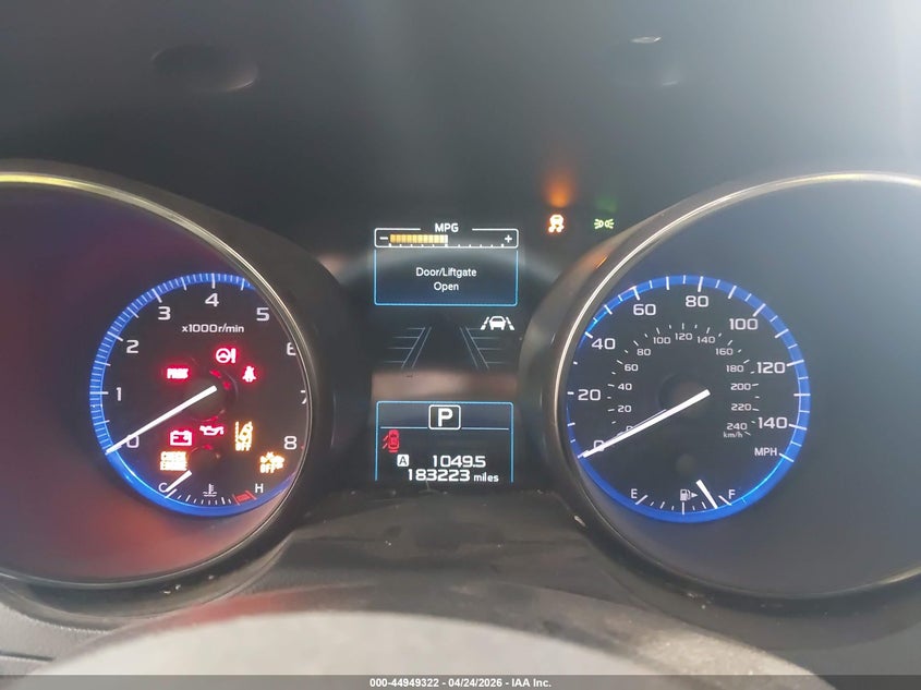 2019 SUBARU OUTBACK auction photo 7