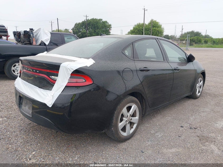Vin: 1c3cdfbbxgd505330, lot: 45446798, dodge dart sxt 20164