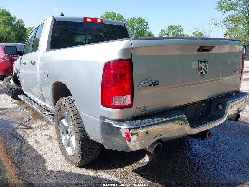 Vin: 1c6rr7gt8js104318, lot: 45446883, ram 1500 big horn  4x4 6'4 box 20183