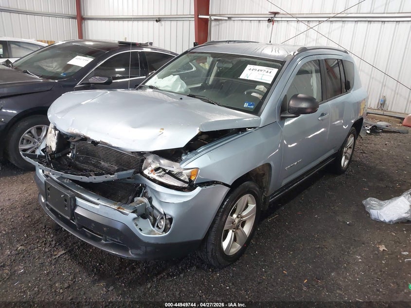 Vin: 1c4njdbb8dd156259, lot: 45447140, jeep compass sport 20132
