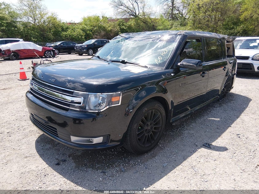 Vin: 2fmgk5c86ebd33408, lot: 45447236, ford flex sel 20142