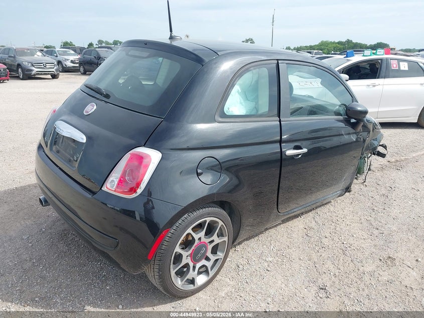 Vin: 3c3cffar6dt594182, lot: 45447319, fiat 500 pop 20134
