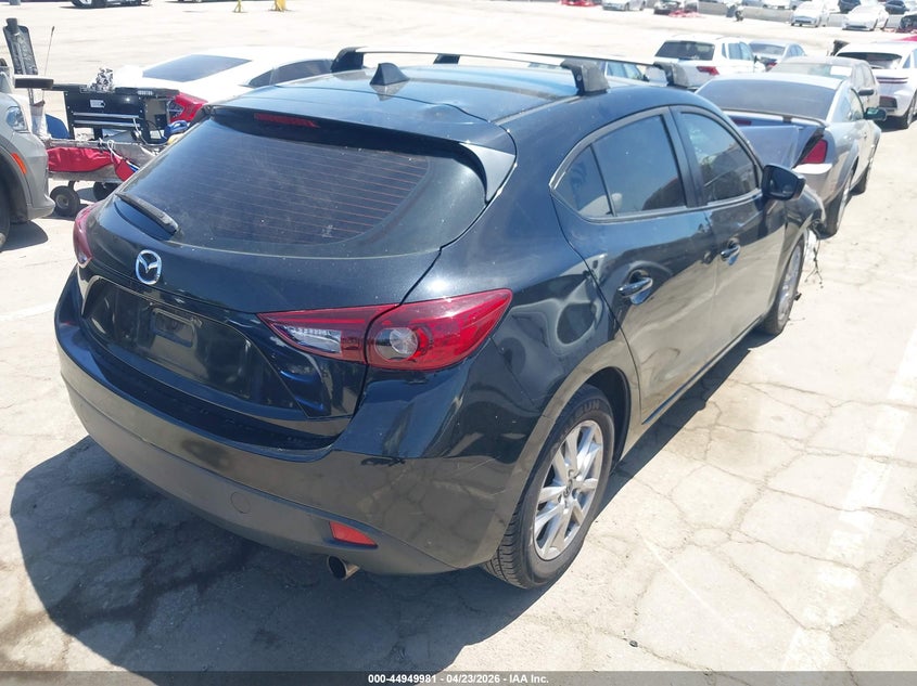 Vin: jm1bm1j76g1289307, lot: 45447377, mazda mazda3 i sport 20164