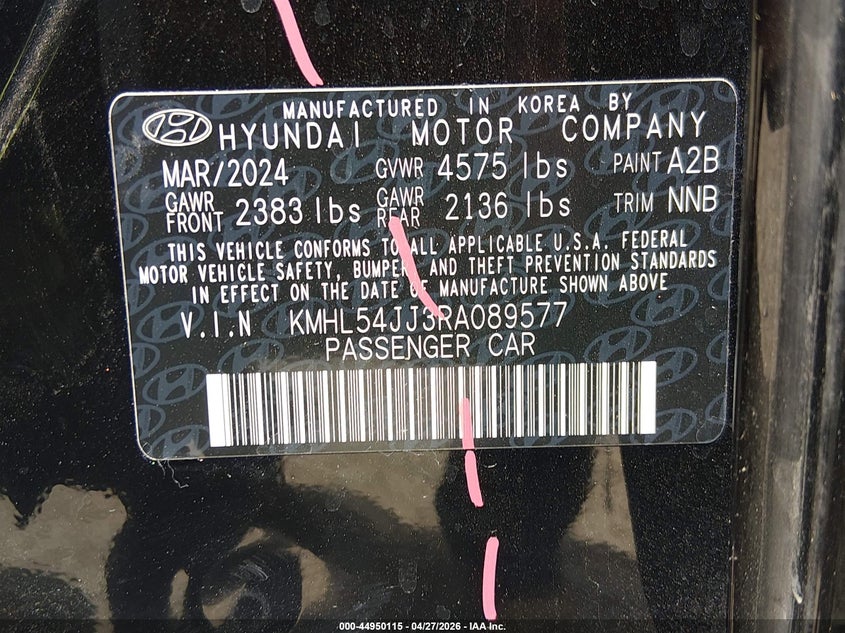 2024 HYUNDAI SONATA HYBRID LIMITED — Фото 9