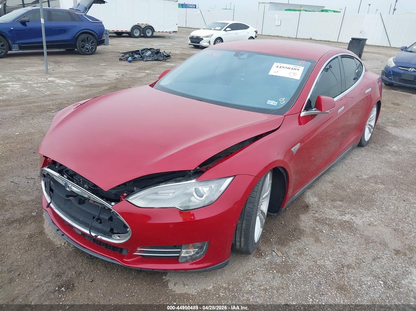 Vin: 5yjsa1h29ff093418, lot: 45447890, tesla model s 20152