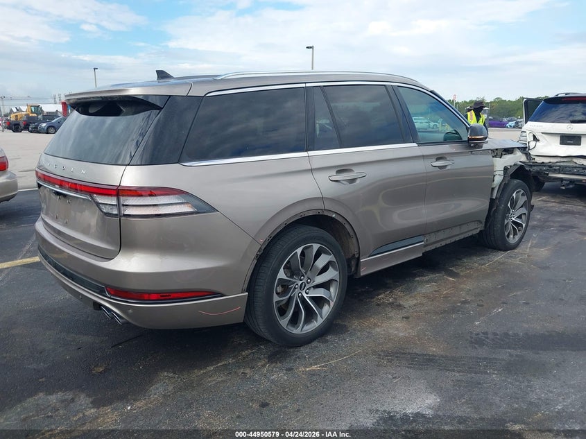 Vin: 5lmyj8xyxmnl02441, lot: 45447980, lincoln aviator grand touring 20214