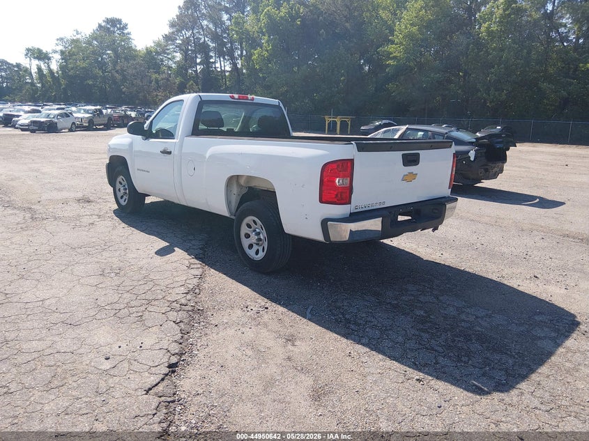 1GCNCPEX5CZ280493 2012 Chevrolet Silverado 4.3 Work Truck White