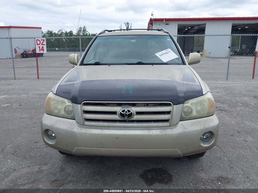 2006 Toyota Highlander VIN: JTEGD21A260143980 Lot: 44950651