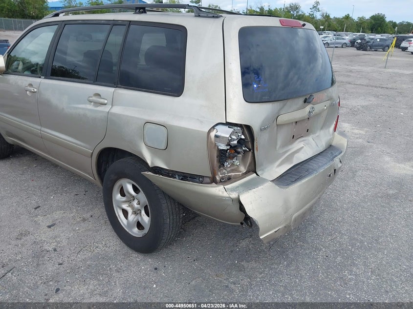 2006 Toyota Highlander VIN: JTEGD21A260143980 Lot: 44950651