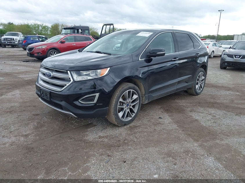 Vin: 2fmpk4k96gbb66183, lot: 45448089, ford edge titanium 20162
