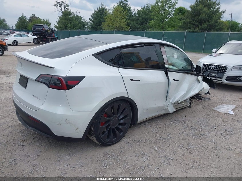 Vin: 7saygdef7sa339958, lot: 45448220, tesla model y performance dual motor all-wheel drive 20254