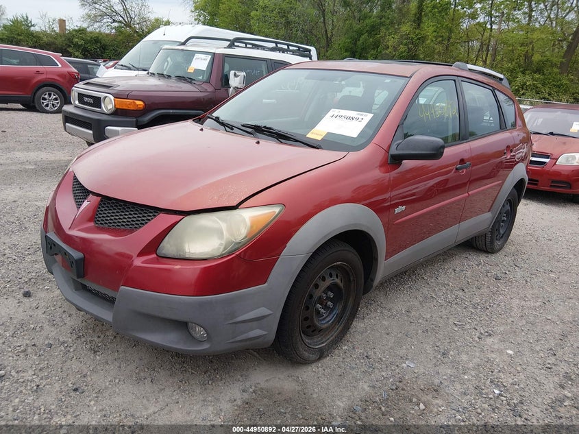 2003 PONTIAC VIBE HATCHBACK 1.8L I-4 DOHC, VVT, 130HP
