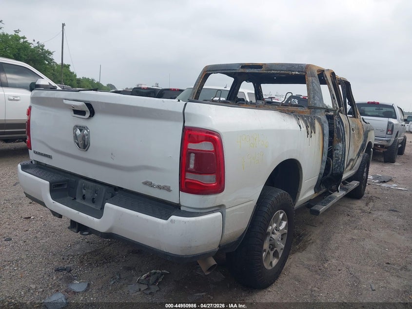 Vin: 3c6ur5fl1pg559429, lot: 45448387, ram 2500 laramie  4x4 6'4 box 20234