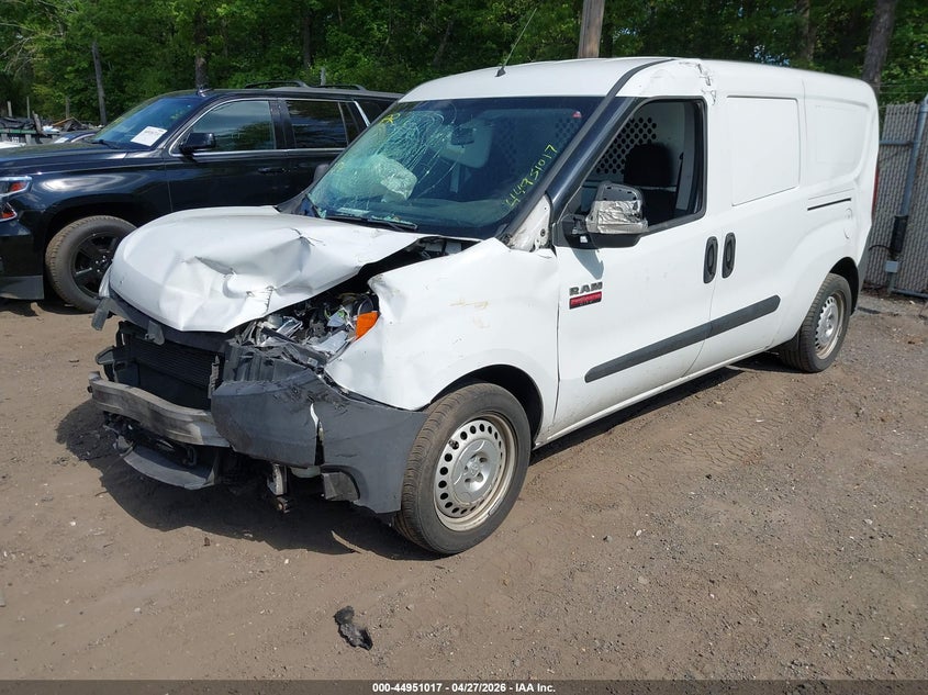 Vin: zfberfab3h6d40398, lot: 45448418, ram promaster city tradesman 20172