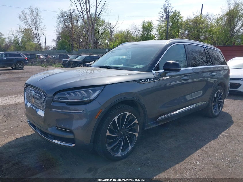 Vin: 5lm5j7xc7pgl22687, lot: 45448517, lincoln aviator reserve 20232