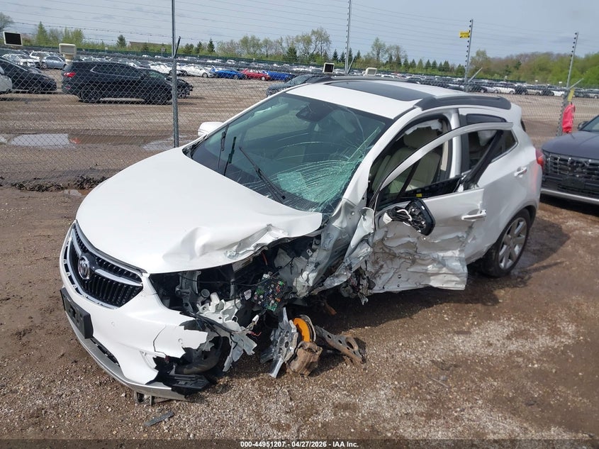 Vin: kl4cjhsb8hb018392, lot: 45448608, buick encore premium 20172