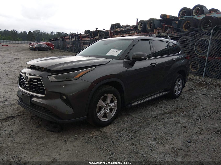 Vin: 5tdzzrah6ns543623, lot: 45448928, toyota highlander le 20222