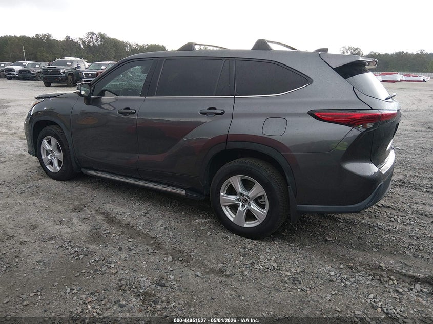 Vin: 5tdzzrah6ns543623, lot: 45448928, toyota highlander le 20223
