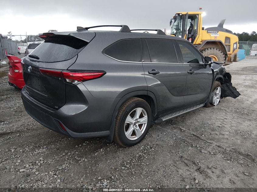 Vin: 5tdzzrah6ns543623, lot: 45448928, toyota highlander le 20224