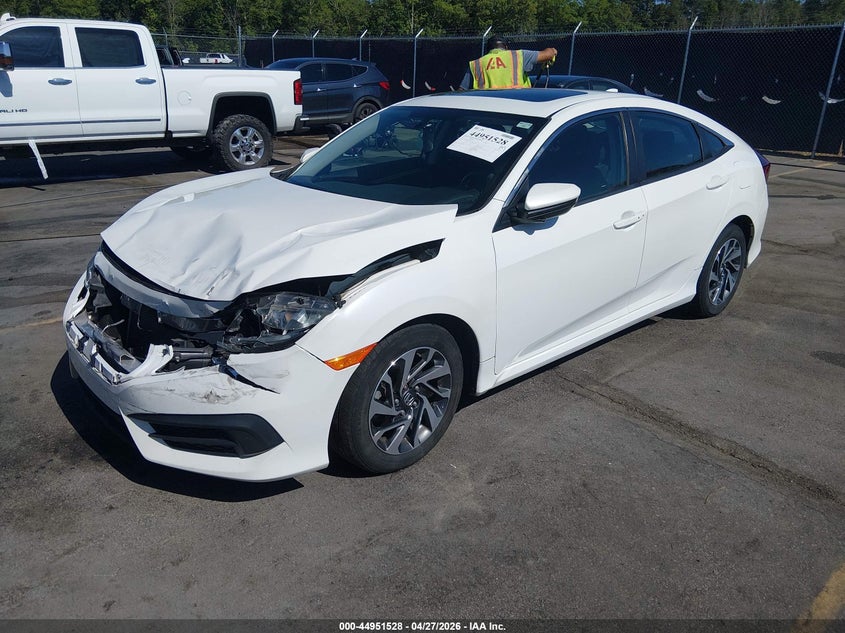 2017 Honda Civic Ex 19XFC2F77HE006334 photo 1