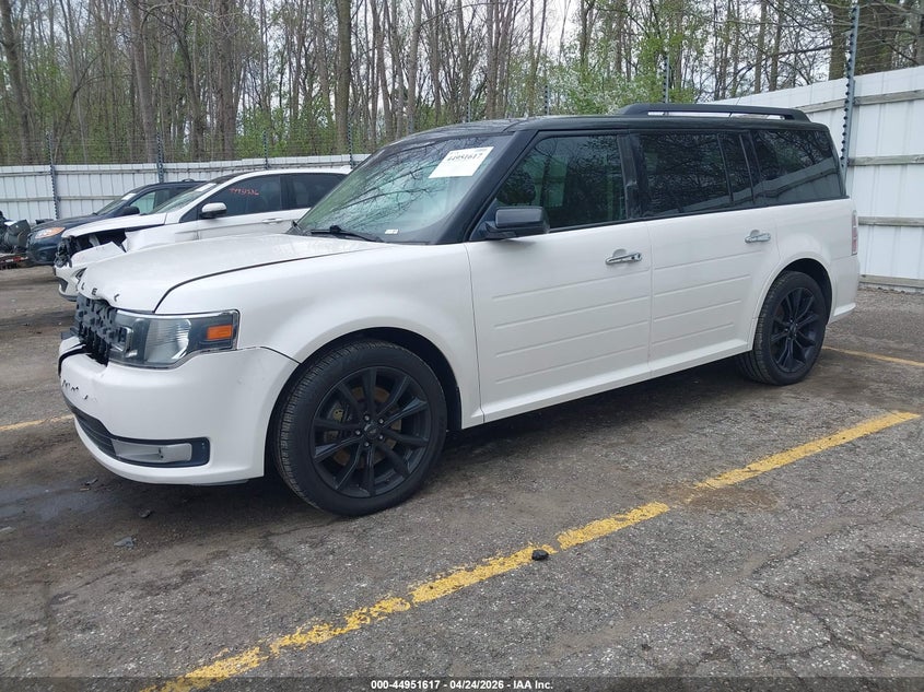Vin: 2fmgk5c86hba12960, lot: 45449018, ford flex sel 20172