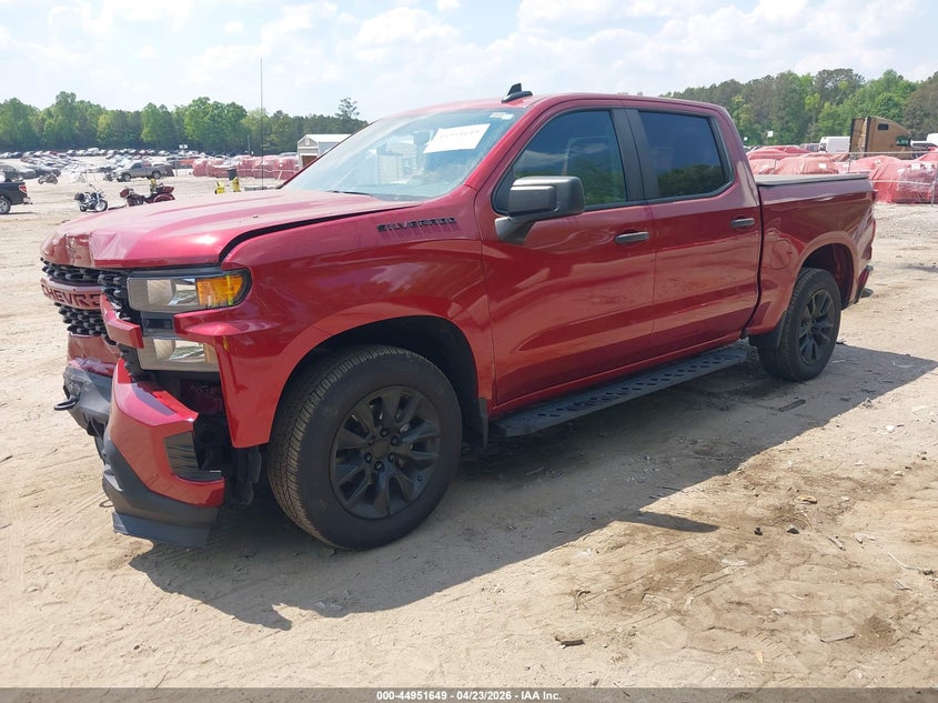 2022 Chevrolet Silverado 1500 Ltd 2wd  Short Bed Custom 3GCPWBEK1NG106947 photo 1